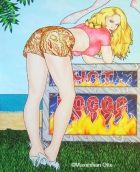 Hot Dog, 2007, Acryl/Leinwand, 150x120cm