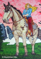 Cowboys And Angels 5, 2006, Acryl/Leinwand, 175x120cm