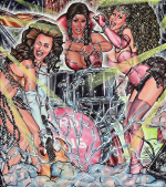 Rock On 3, 2026, Acryl/Molino, 80 x 70 cm