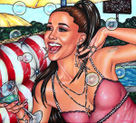 Bubble Pop, 2024, Acryl/Molino, 90 x 100 cm